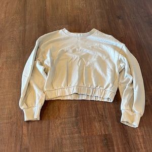 Grey Zara Cropped Sweatshirt